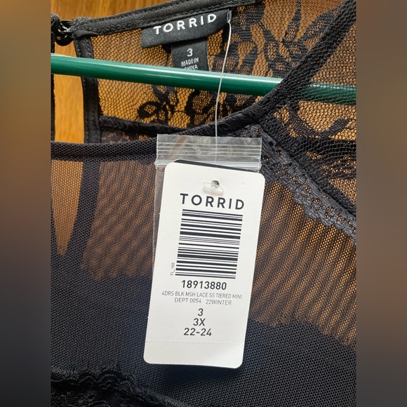 Torrid black dress size 3 - Picture 2 of 3